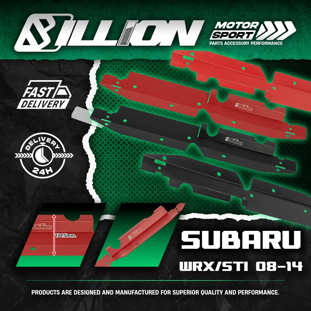 แผ่นอลูมิเนียม Billion ปิดหม้อน้ำ SUBARU WRX/STI 08-14 [BLACK ...